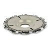 Superior Steel SS478 22 Tooth 4" Fine Cut Angle Grinder Disc and Chain - 7/8" Arbor