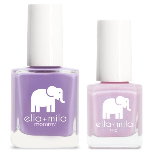 ella+mila Nail Polish, mommy&me® set - Lavender Fields + Isla View