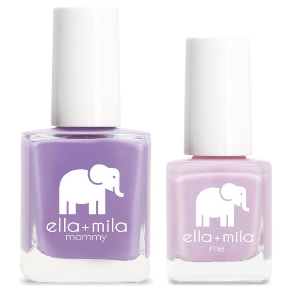 ella+mila Nail Polish, mommy&me® set - Lavender Fields + Isla View