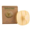 Tangols Triple-Fold Elastic Hair Shampoo Brush with Flexible-Soft Bristles, Promotes Hair Growth & Dandruff Removal, Scalp Exfoliator Scrubber Massager for all Hair Types, Unisex Adults, Kids (Yellow)