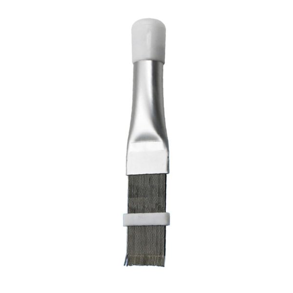 Condenser Comb Stainless Steel Fin Comb Brush for Air Conditioner Blade Cooling Straightening Cleaning Tool (Silver)