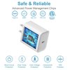 VIIADJSU 2 Pack 20W USB C Wall Charger 6ft Type C Cable PD Charging Block Compatible with iPhone 15 Plus Pro Max S21 S22 S23 Android Cell Phone, CHR011