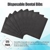 125 Pcs Dental Bibs Disposable for Patient, 13"x18", 3 Ply Waterproof Piercing Tattoo Paper Napkin Tissue Bib for Dental Clinic, Tattoo Station and Salon
