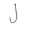 Eagle Claw 084F-1/0 Plain Shank Offset Fishing Hook, 40 Piece (Bronze)