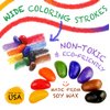 Crayon Rocks Just Rocks in a Box, 32 Colors, Tripod Grip Crayons Made For Handwriting Development in Kids and Toddlers, Fun & Educational, Creative Activity, 2 of Each Color - 64 Count