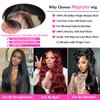 magicjoy 13x4 Lace Front Wigs Human Hair Body Wave 180% Density Body Wave Glueless Wigs Human Hair Pre Plucked Lace Front Human Hair Wigs for Women Human Hair Frontal Wigs Body Wave 18 Inch