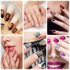 7 Pcs Gel Nail Brush Acrylic Nail Brush French Tip Brush French Manicure Pen Nail Art Brushes for Home Salon Use