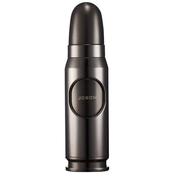 Navpeak Torch Jet Cigar Lighter Creative Bullet Shaped Windproof Turbine Inflatable Metal Lighters for Outdoor Barbecue (Butane Not Included) (Black)