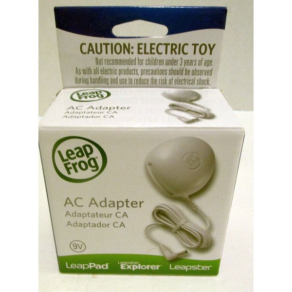 LeapFrog AC Adapter (Works with all LeapPad2 and LeapPad1 Tablets, LeapsterGS Explorer, Leapster Explorer and Leapster2)