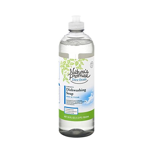 Nature's Promise Liquid Dish Detergent Free and Clear Soap - 24 Fl. Oz.