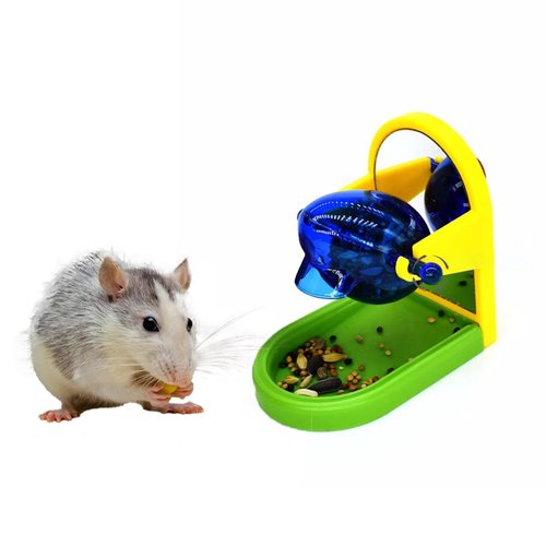 Bivpreom Rat Toys for Pet Rats，Rat Foraging Toy，Rat Cage Toys for Intelligence Growth and Slow Feeder