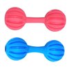 Ipetboom 2pcs Safe Toy Pet Chew Toys Pet Toys Shaking Toys Training Toys Small Dog Toys Puppy Teething Toy Chewing Toys for Dogs Wearable Rubber Toys for Dog Durable Dog Toys Molar Barbell