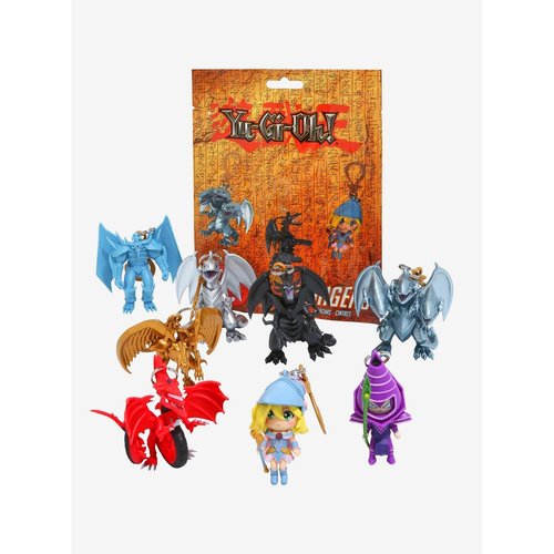 Screen Legends Yu-Gi-Oh Figure Hanger Mystery Party Favors Set – Bundle with 4 Yu-Gi-Oh Mystery Blind Bags and More | Yu-Gi-Oh Mystery Toys for Kids