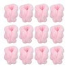 Coral Fleece Hair, 12pcs Heatless Coral Fleece Hair Rollers Hair Curlers DIY Hair Styling Tools for Long short HairCoral Fleece Hair Rollers