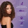 Curl Keeper Styling Brush - Gently Distributes Products and Oils from Roots, Deep Bristles for Thick Hair - Lightweight Hair Accessory