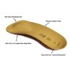 Emsold Ultra Thin Orthotic with Metatarsal Pad and Deep Heel Cup – Semi-Rigid Arch Support Insole for Men and Women – Relieves Pain from Plantar Fasciitis, Morton’s Neuroma and Metatarsalgia