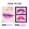lakerain Color Changing Lipstick Moisturizer Magic Temperature Shimmer Color Change Lip Gloss Magical Discoloration Waterproof Long Lasting Lips (Purple)