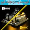 Mililier LED Light Kit for Lego Architecture 21060 Himeji Castle Set, Compatible with Lego 21060 Building Blocks Model(Not Include Blocks Set)
