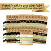 Pop Fizz Designs 18 Pack of Bachelorette Party Favors | 17 Bride Tribe Hair Ties and 1 Bride to Be Hair Tie | Bachelorette Hair Ties