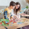 Jumbo 24 Piece Puzzles for Kids Ages 3-5, Floor Puzzles for Kids Ages 3-5 About Treetop Talks, Educational Preschool Puzzle with Puzzle Sticker Sheets, Perfect Learning Toy Gift for Boys and Girls