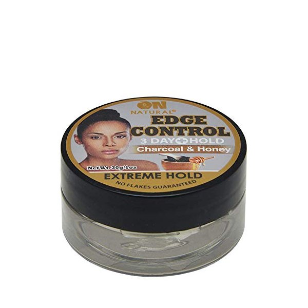 On Natural Edge Control Extreme Hold-Charcoal and Honey (1 oz)