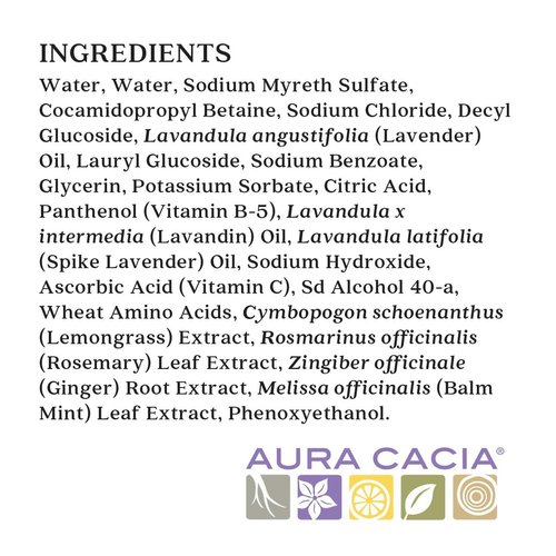 Aura CACIA Relaxing Lavender Bubble Bath, 13 OZ