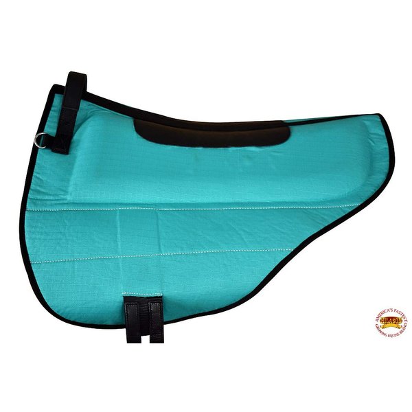 HILASON Turquoise English Pleasure Trail Riding Bareback Treeless Saddle Pad