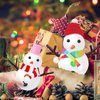 12 Pack Build a Snowman Kit Christmas Crafts Gift for Kids, Xmas Activities Creative Kids Air Dry Modeling Clay Snowman DIY Toys for Holiday Favor Supplies
