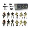 MQSTARSRISE Army Men Soldiers Toy for Boys Age 4-7,Military Soldier Playset Military Figures for Boys,Army Men Action Figure with Weapon,Army Toy Set Birthday Gift for Boys 3+