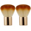 RN BEAUTY 2 Pieces Kabuki Brushes Powder Brush Blush Brush Foundation Brush Bronzer Brush Face Blender Brush Mineral Blending Buffing Concealer Brush Multifunction Cosmetic Tools Portable Makeup Brush