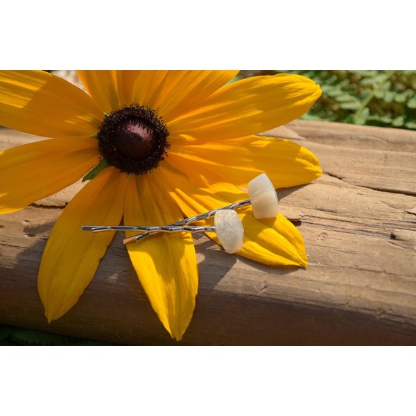 Moonstone Hair Pins (QTY of 2)