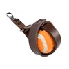 TACO DOG, Dog Ball Holder with Hook, Chasing Pet Toy Storage, Leash Attachment Case, Outdoor Pet Accessories, Thick Full Grain Leather, Handmade, Bourbon Brown