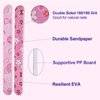 Nail Files (24 Pack), Colorful Emery Board Nail File for Natural Nails Double Sided 180 Grit Professional Fingernails Flowery Emory Boards Buffer Manicure Tool Nail Shaping Buffing Smoothing Filer