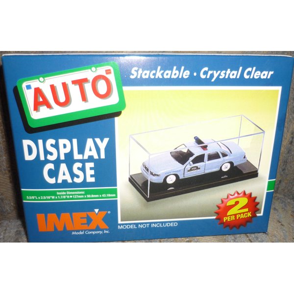Imex Black Base Display Case for 1/43 Auto or 1/72 Aircraft