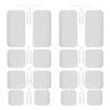 Etekcity TENS Unit Replacement Pads Electrodes for Back Pain Relief, Self-Adhesive & Gel Free for Electrotherapy White (Pack of 16)