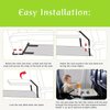 Toddler Airplane Bed, Kids Airplane Seat Extender Travel Bed Kids Airplane Travel Essentials Portable Toddler Bed Baby Portable Plane Bed Foot Rest for Flights
