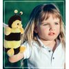 DolliBu Honeybee Plush Hand Puppet - Soft Bee Puppet Stuffed Animal Hand Puppet Toy, Perfect for Puppet Show Games, Puppet Theater Show for Kids, Toddlers, Cute Puppets for Educational Toy - 10 Inch