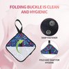 YMPEKA Pee Cloth for Women Hiking Pee Rag for Female Peeing Outdoor,Camping Washable Reusable Toilet Paper, Ecofriendly alt to Toilet Paper, Female Urination Solution (Flower Sea)