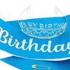 BAHABY It's My Birthday Sash & Rhinestone Birthday Tiara Set Birthday Sash and Crowns for Women Happy Birthday Decorationss- Blue