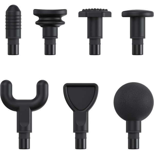 Mebak 3 Massage Gun Heads - Replaceable 7 Different Attachment Heads Set, Original