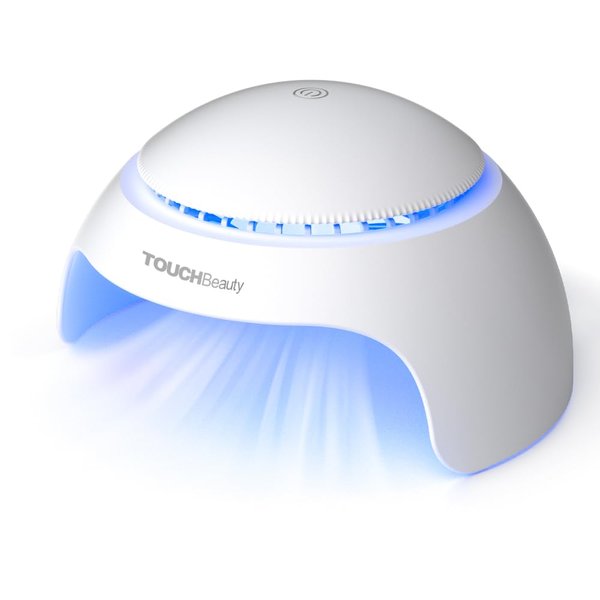 Nail Dryer for Kids Teens Beginners: Safe Nail Dryer for Regular Polish with Fan & Light Battery Powered - Non-Hands Tanned Version (TB-2130)