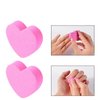 50PCS Double-Sided Sponge Nail Buffer Heart-Shaped Washable Nail Care File Block Nail Polishing Manicure Tools for Salon…