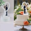 4.5" Wedding Cake Toppers Bride and Groom Figures Ornament Toy Gifts Party Decor