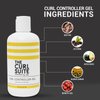 The Curl Suite Curl Controller Gel for Unisex - Long-Lasting Curly Hair Gel, Perfect Curl Styling Gel, Curl Gel for Curly, Coily, and Wavy Hair (8 Oz)