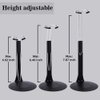 UCanaan 10 Pcs Doll Stand - Action Figure Stands with Expandable Waist Wire for 8"-14" Dolls Suitable for 1/6 Dolls Accessories-Black