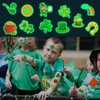 JCFIRE 102pcs St Patricks Day Tattoos, St Patricks Day Accessories Shamrock Stickers, St. Patrick's Day Face Stickers for Kids, Irish Parade and Party Favors Decoration, School Party Supplies