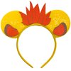 ZHENNAN Mouse Ears Headbands for Women, Glitter Lion Bows Ears Headbands for Men, Lion Costume Cartoon Themed Events Birthday Party Decorations Hair Accessoires