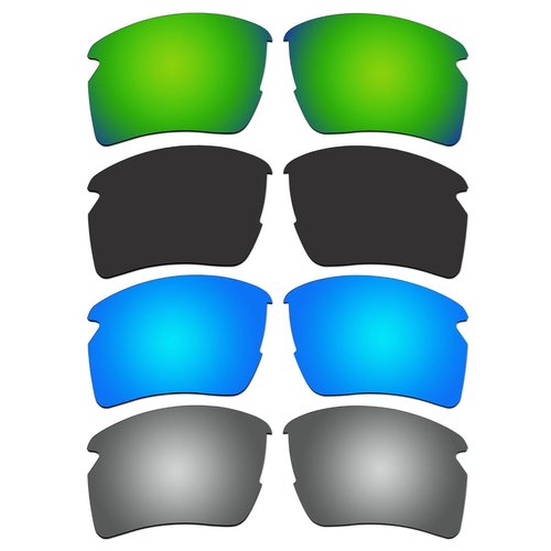 4 Pair Replacement Polarized Lenses for Oakley Flak 2.0 XL Sunglasses Pack P11