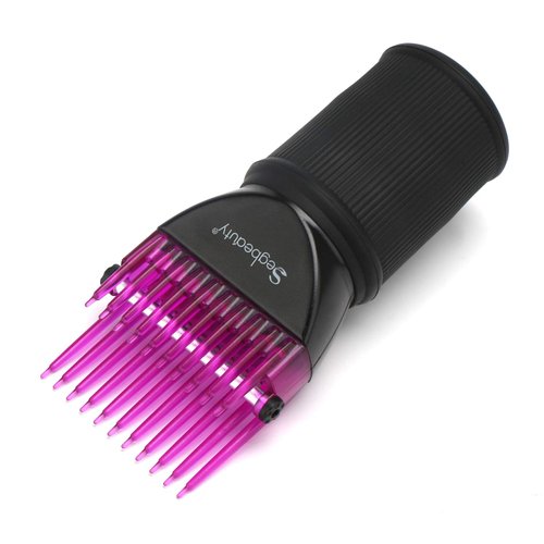 Segbeauty Blower Dryer Comb Attachment, Hair Dryer Concentrator with Brush Attachments for 1.57-1.97" Nozzle, Professional Salon Hairdressing Styling Tool for Straightening Wavy Natural Curly Hair