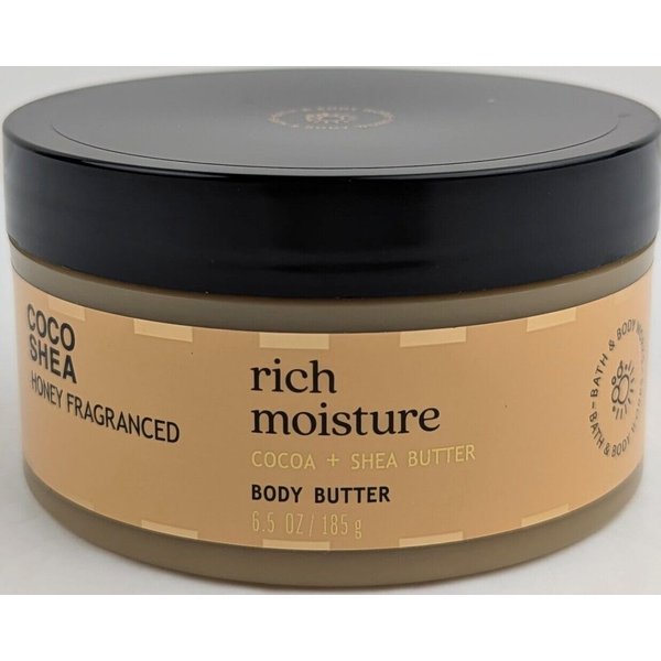Coco Shea Honey Fragranced Rich Moisture Body Butter 6.5 oz bath body